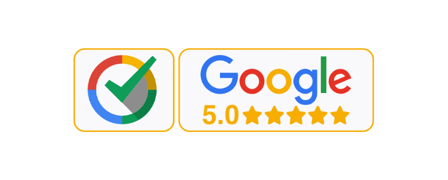 Google 5 star rating badge - Central PA